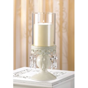 House of Hampton Drops of Crystal Candle Stand HMPT4308